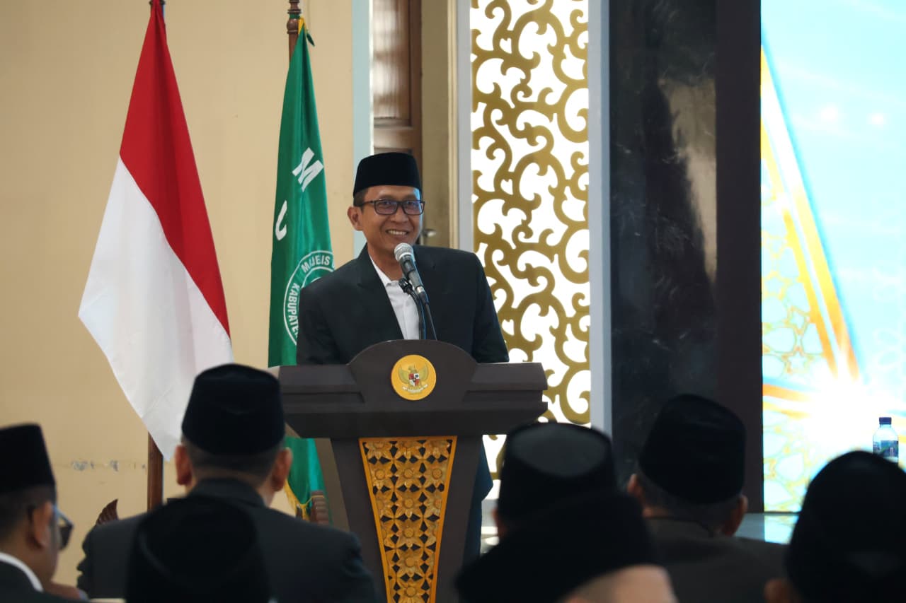 Bupati Hadiri Doa Bersama dan Pengukuhan Pengurus MUI Bojonegoro 2025–2030