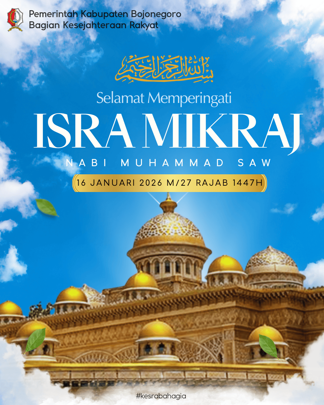 Selamat Memperingati Isra Mi’raj Nabi Muhammad SAW 1447 H